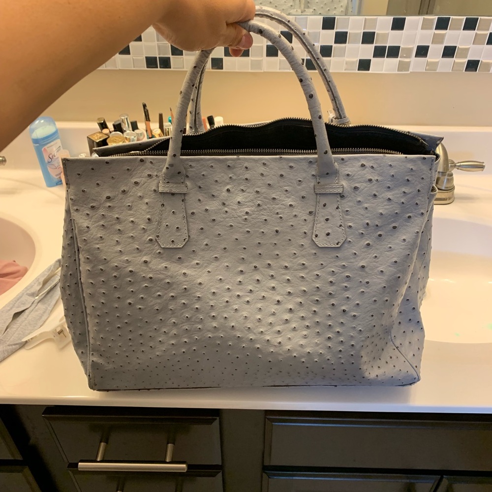 Italian leather satchel